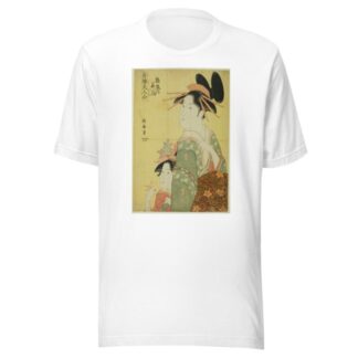 Hanaogi of the Ogiya, from the series ‘Beauties of the Pleasure Quarters by Eishōsai Chōki T-Shirt