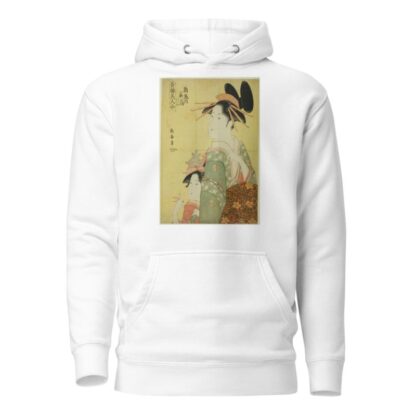 Hanaogi of the Ogiya, from the series ‘Beauties of the Pleasure Quarters by Eishōsai Chōki Hoodie