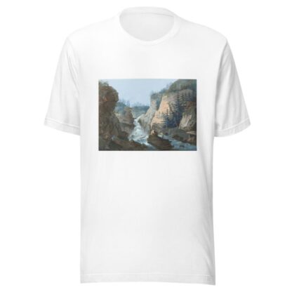 Schlucht mit Wasserfall by Caspar Wolf T-Shirt