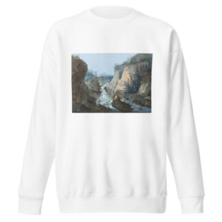 Schlucht mit Wasserfall by Caspar Wolf Sweatshirt