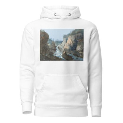 Schlucht mit Wasserfall by Caspar Wolf Hoodie