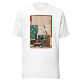 Dissolute Drinker; A Couple by a Window by Tsukioka Yoshitoshi T-Shirt