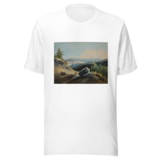 Paisaje de sendero con el Iztaccíhuatl en la lejanía by Johann Moritz Rugendas T-Shirt