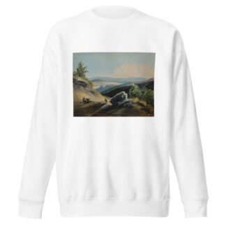 Paisaje de sendero con el Iztaccíhuatl en la lejanía by Johann Moritz Rugendas Sweatshirt