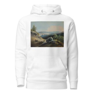 Paisaje de sendero con el Iztaccíhuatl en la lejanía by Johann Moritz Rugendas Hoodie
