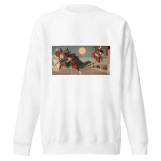 Gojō Bridge, an Episode from the Life of Yoshitsune by Tsukioka Yoshitoshi Sweatshirt