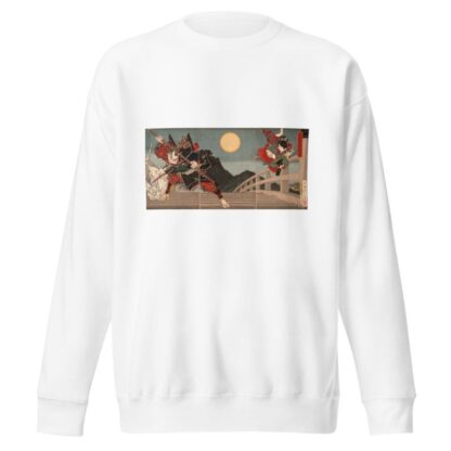 Gojō Bridge, an Episode from the Life of Yoshitsune by Tsukioka Yoshitoshi Sweatshirt