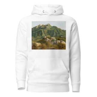Village on the Island of Ischia by Sébastien Norblin de la Gourdaine Hoodie