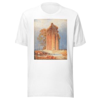 Cattle Watering by Corinthian Columns by Copley Fielding T-Shirt