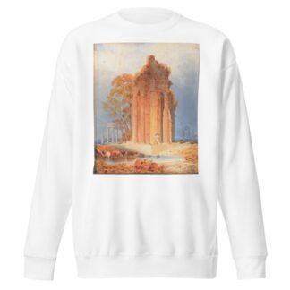 Cattle Watering by Corinthian Columns by Copley Fielding Sweatshirt