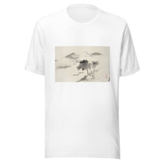 Album of Fifteen Ink Paintings Pl.07 by Hine Taizan T-Shirt