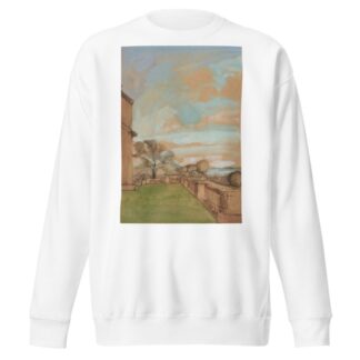 View of Windlestone Hall by Sir William Eden Sweatshirt
