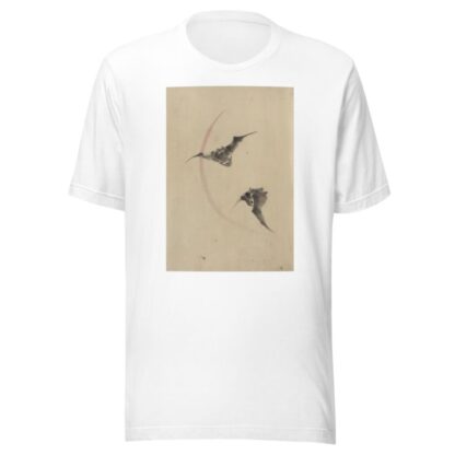 Two bats flying by Katsushika Hokusai T-Shirt