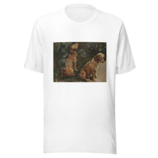 Two Terriers; Study For ‘the Half Holiday’ by Elizabeth Adela Forbes T-Shirt
