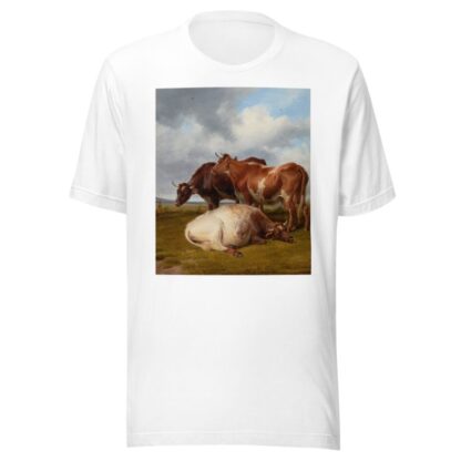 Cattle Grazing by Thomas Sidney Cooper T-Shirt