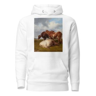Cattle Grazing by Thomas Sidney Cooper Hoodie