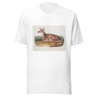 Cervus Virginianus, Common American Deer. by John Woodhouse Audubon T-Shirt