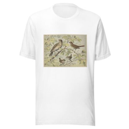 Thrush, nightingale and wren by Oluf August Hermansen T-Shirt