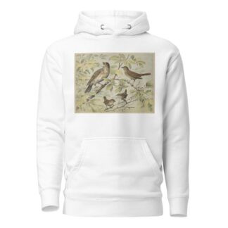 Thrush, nightingale and wren by Oluf August Hermansen Hoodie