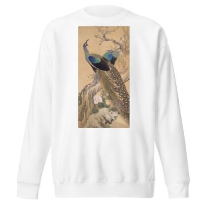 A Pair of Peacocks in Spring by Imao Keinen Sweatshirt