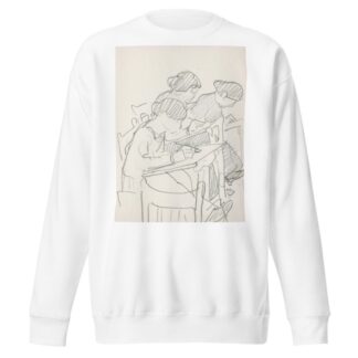 Drie vrouwen in een tekenklas by Reijer Stolk Sweatshirt