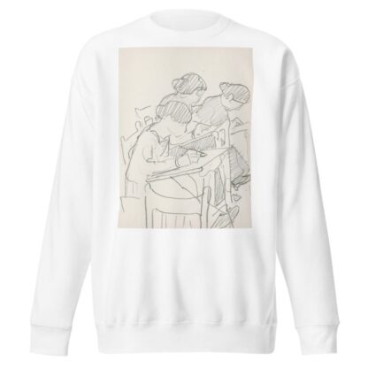 Drie vrouwen in een tekenklas by Reijer Stolk Sweatshirt