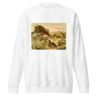 Ema, Seriéma, Anhúma, Perdiz by Emil August Göldi Sweatshirt
