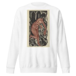 Woman Bathing by the Oven by Ernst Ludwig Kirchner Sweatshirt