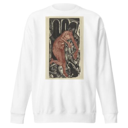 Woman Bathing by the Oven by Ernst Ludwig Kirchner Sweatshirt