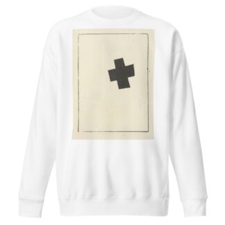 Small Black Cross by Kazimir Malevich Sweatshirt