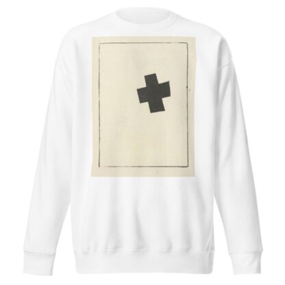Small Black Cross by Kazimir Malevich Sweatshirt