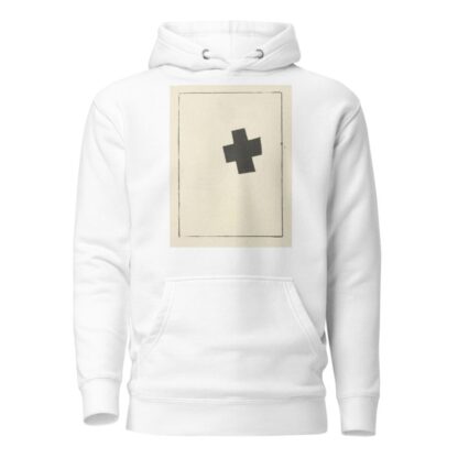 Small Black Cross by Kazimir Malevich Hoodie