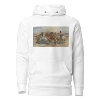Separating A Stallion by Henry Enrico Coleman Hoodie