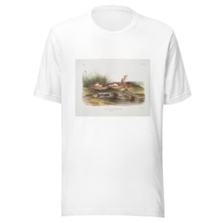 Mus missouriensis, Missouri Mouse. Natural size. by John Woodhouse Audubon T-Shirt