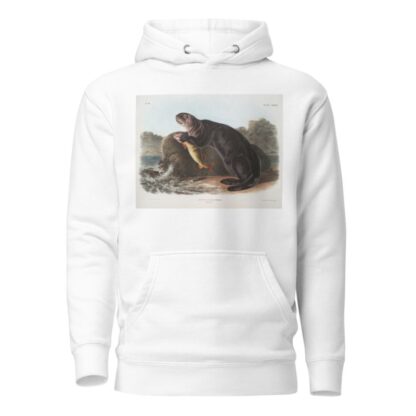 Enhydra marina, Sea Otter. Young male. by John Woodhouse Audubon Hoodie