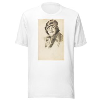 Head of Woman by Carl Newman T-Shirt