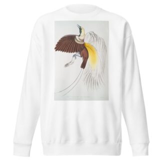 Small Paradise Bird, Paradisea minor. by John Edward Gray Sweatshirt