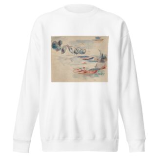 Études de bateaux by Pierre-Auguste Renoir Sweatshirt