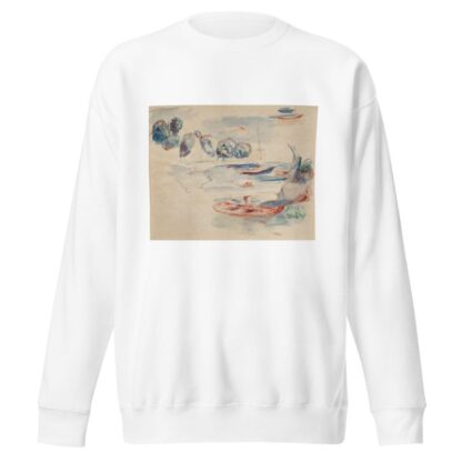 Études de bateaux by Pierre-Auguste Renoir Sweatshirt