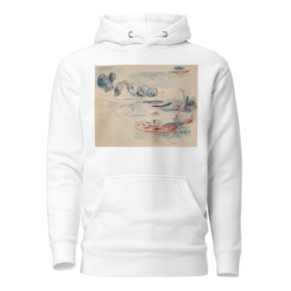 Études de bateaux by Pierre-Auguste Renoir Hoodie