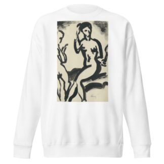 Akt ženy by Konštantín Bauer Sweatshirt