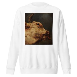 Tête de taureau by Jacques-Raymond Brascassat Sweatshirt