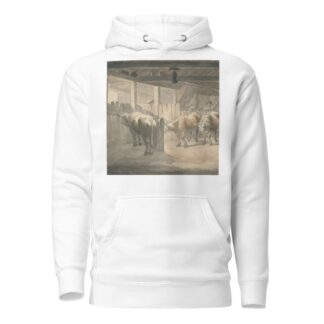 A Cow Byre by Robert Hills Hoodie