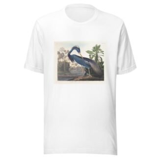 Louisiana heron by John James Audubon T-Shirt