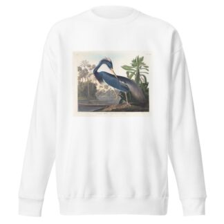 Louisiana heron by John James Audubon Sweatshirt