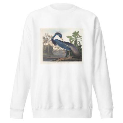Louisiana heron by John James Audubon Sweatshirt