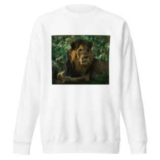 Resting Lion by Wilhelm Kuhnert Sweatshirt
