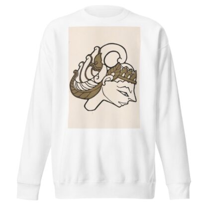 Kop van een wajangpop by Reijer Stolk Sweatshirt