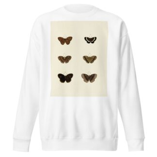 Foreign butterflies occurring in the three continents Asia, Africa and America Pl.132 by Pieter Cramer Sweatshirt