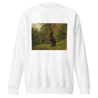 A Tree at the Edge of the Woods by Circle of Friedrich Gauermann Sweatshirt